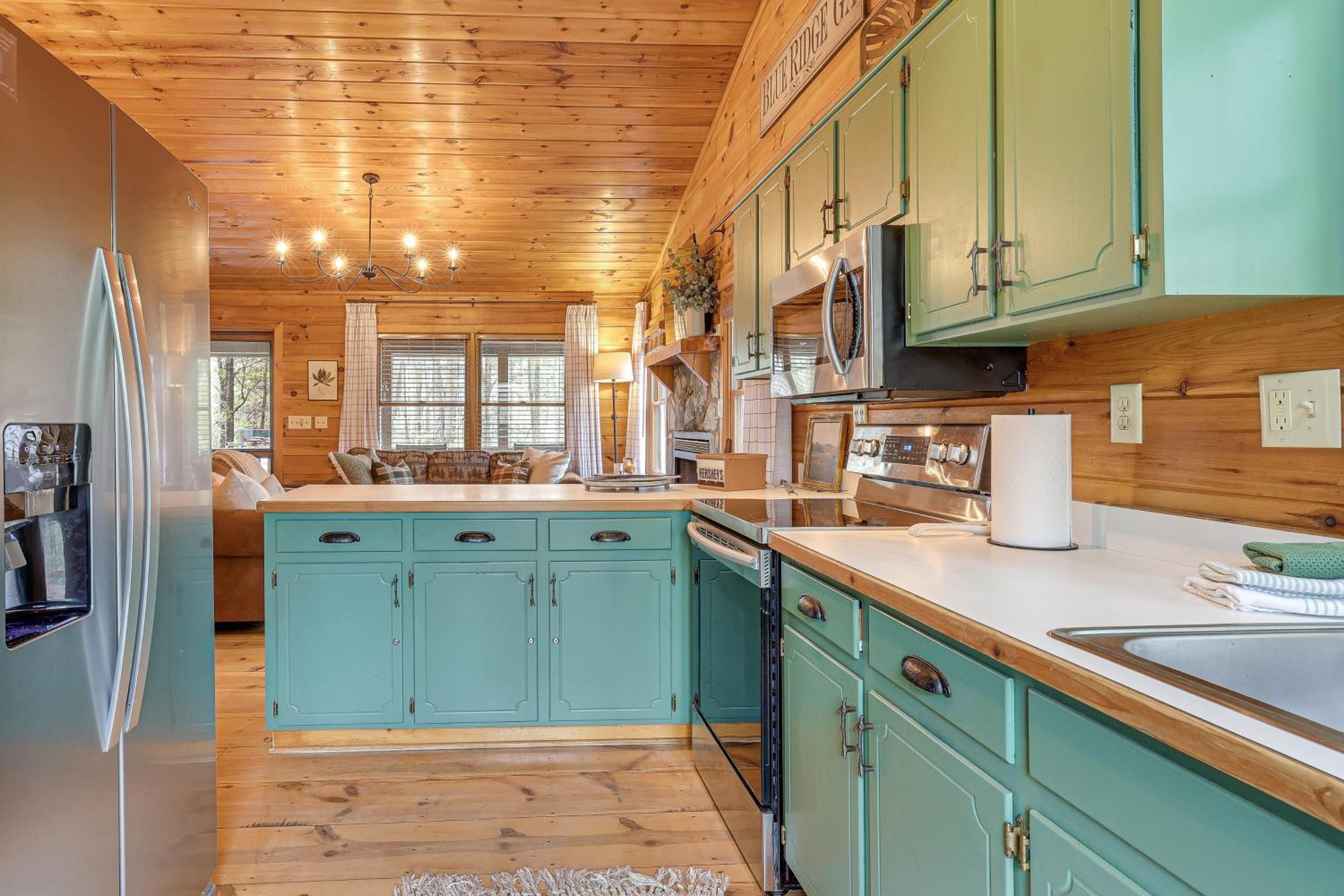 Cozy Cabin In Private Location With Hot Tub And Grill! Blue Ridge Eksteriør billede